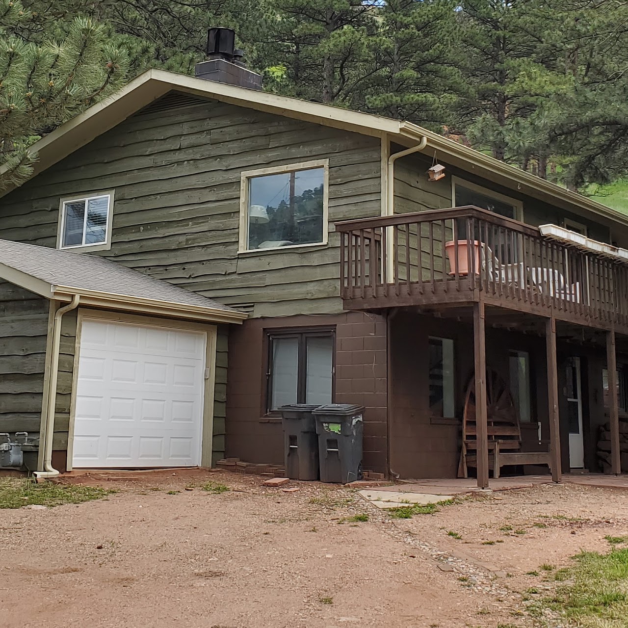 Exterior repaint after