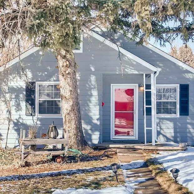 Denver house exterior repaint before and after after