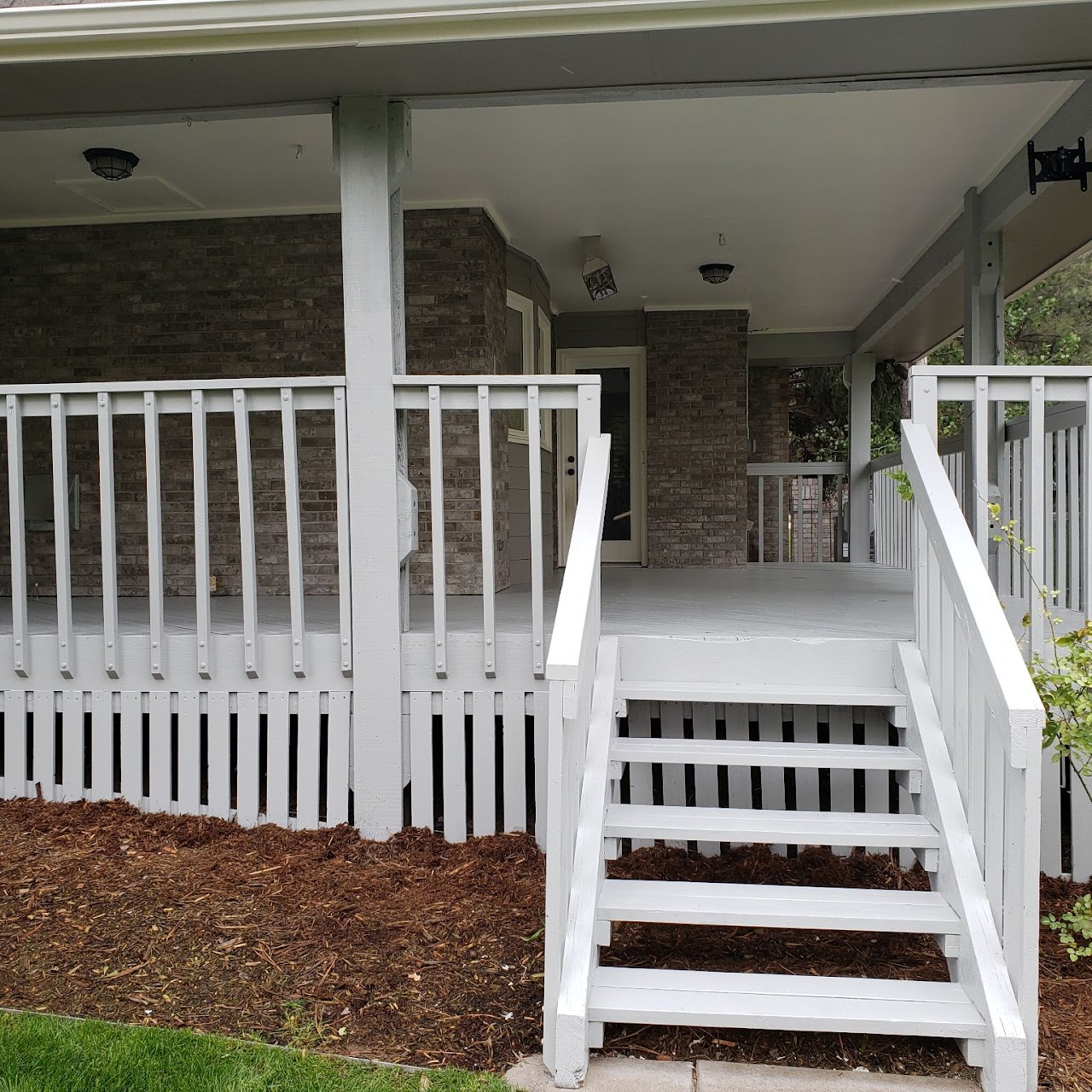 Wood treatment before and after after
