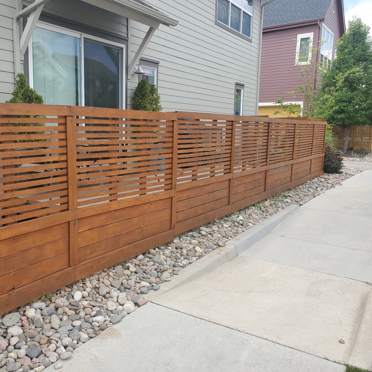 Deck restoration before and after after