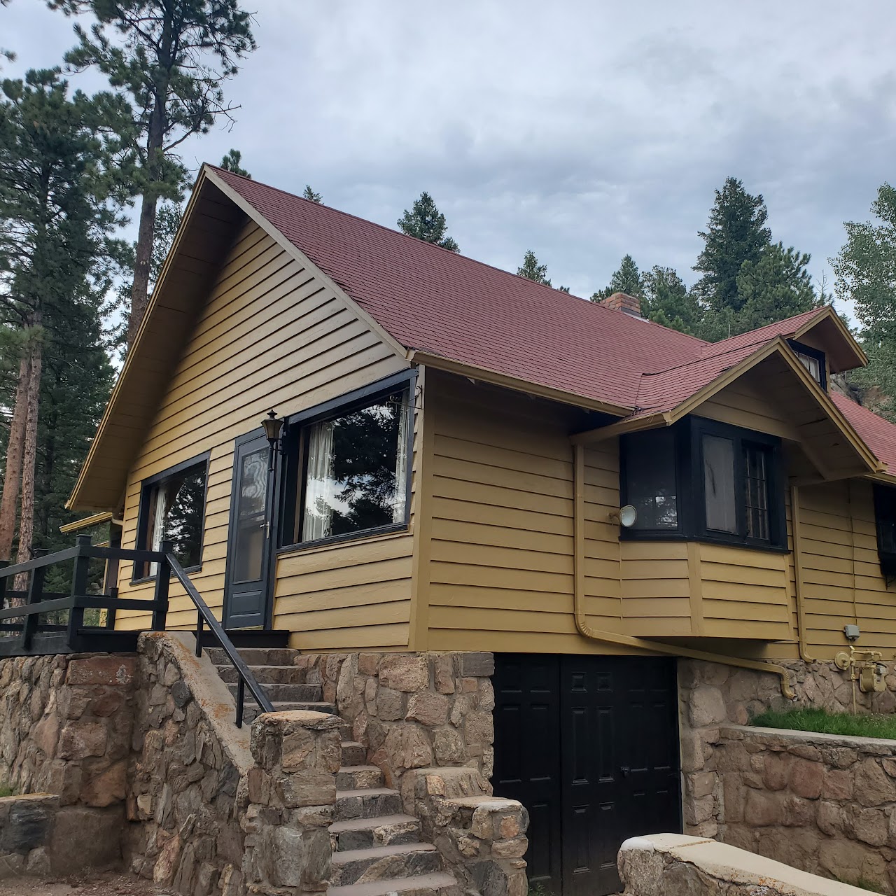 Denver house exterior repaint before and after after
