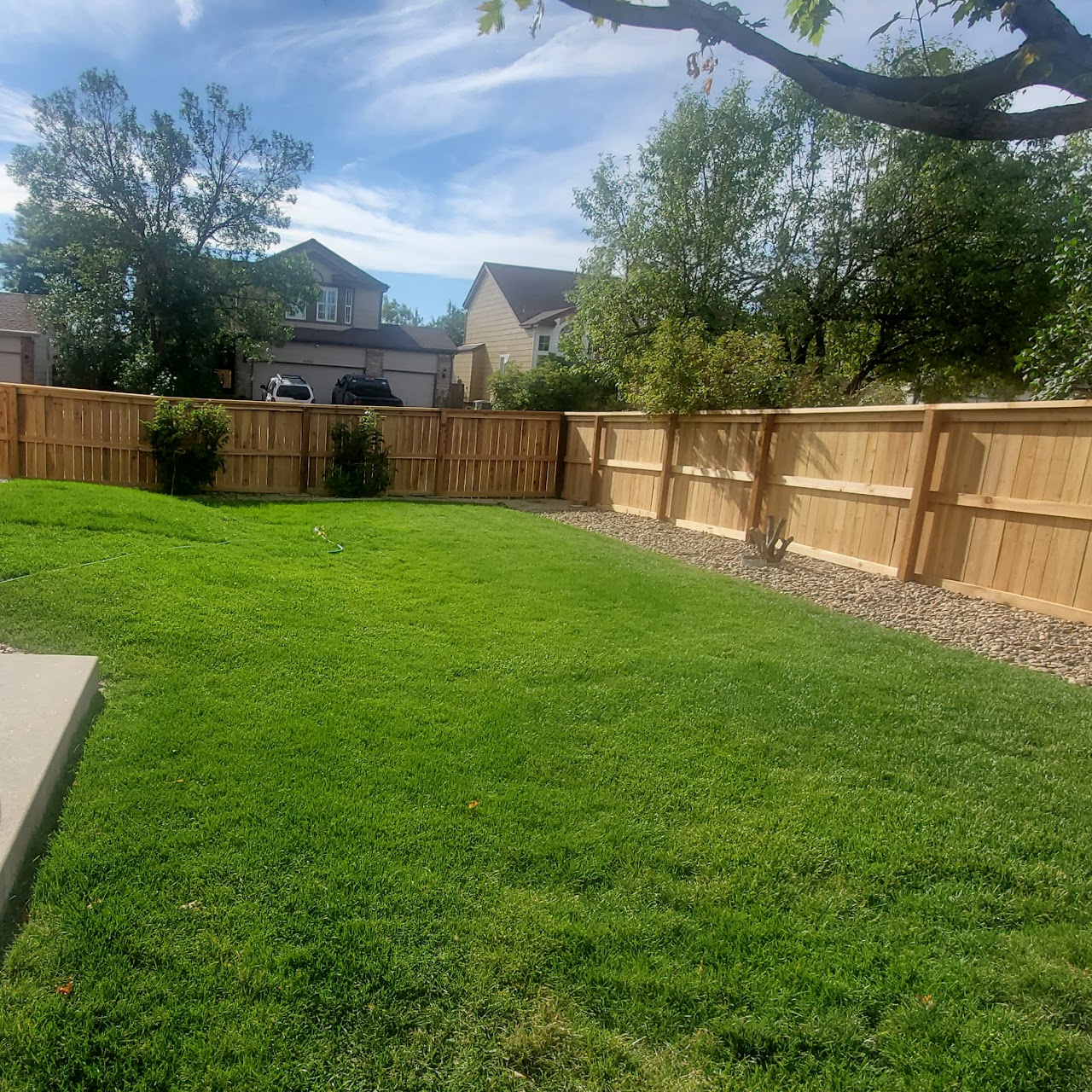 Deck refinish before and after before