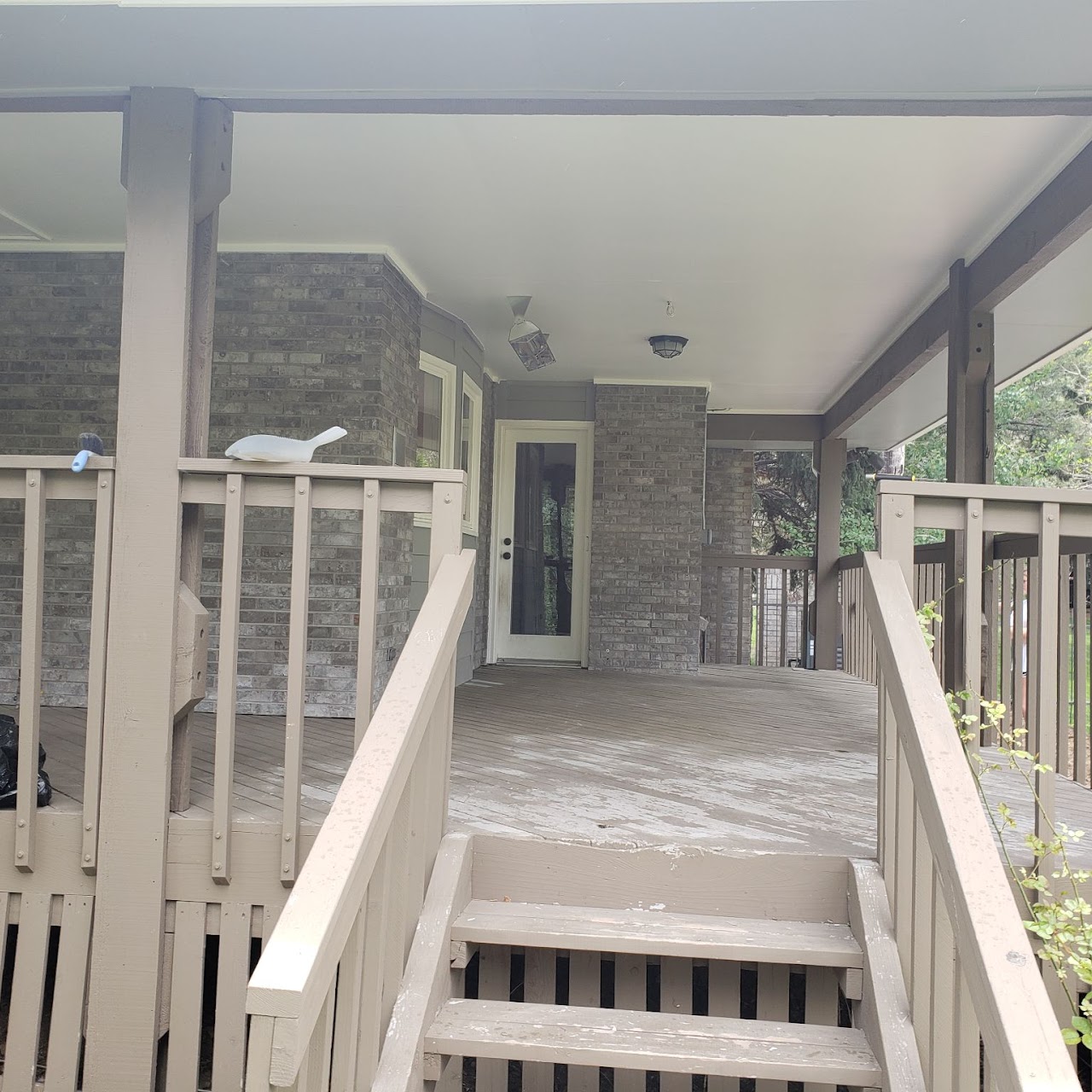 Wood treatment before and after before
