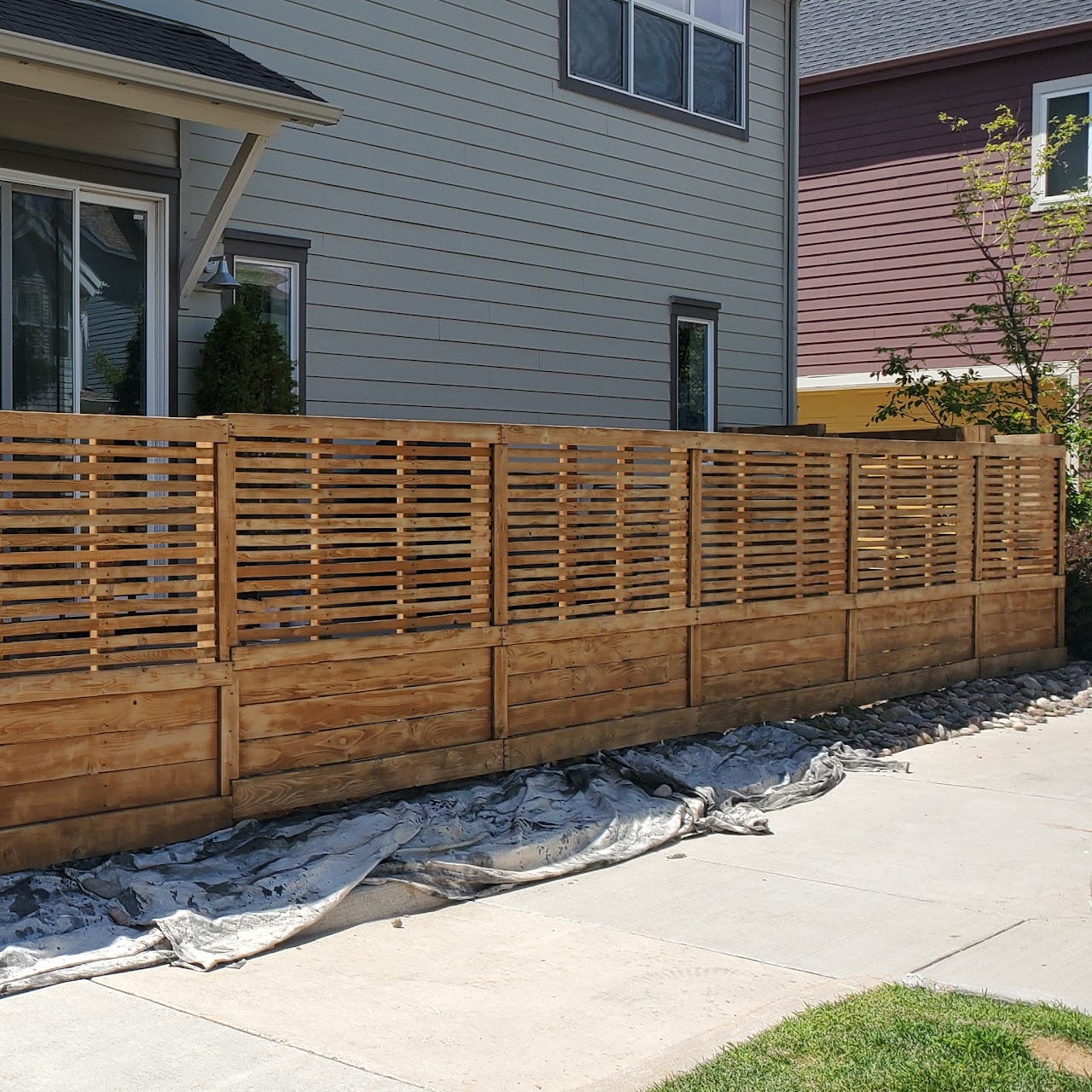 Deck restoration before and after before
