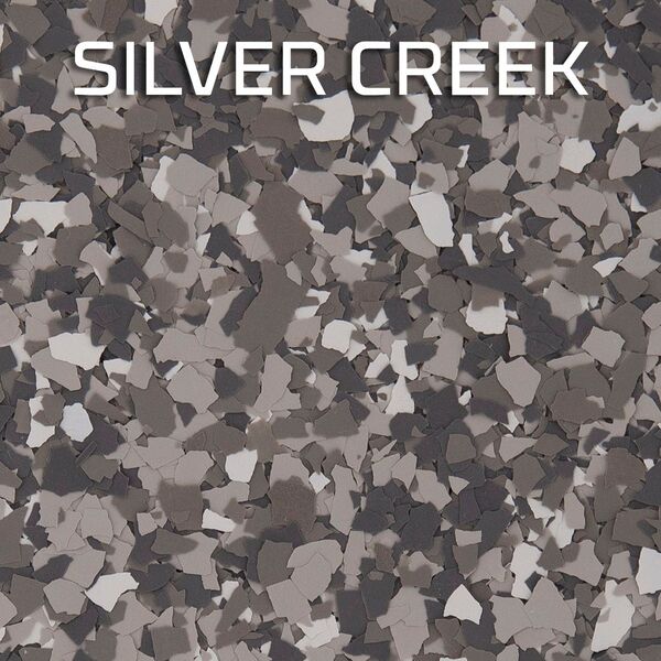 Silver Creek concrete coating flake blend