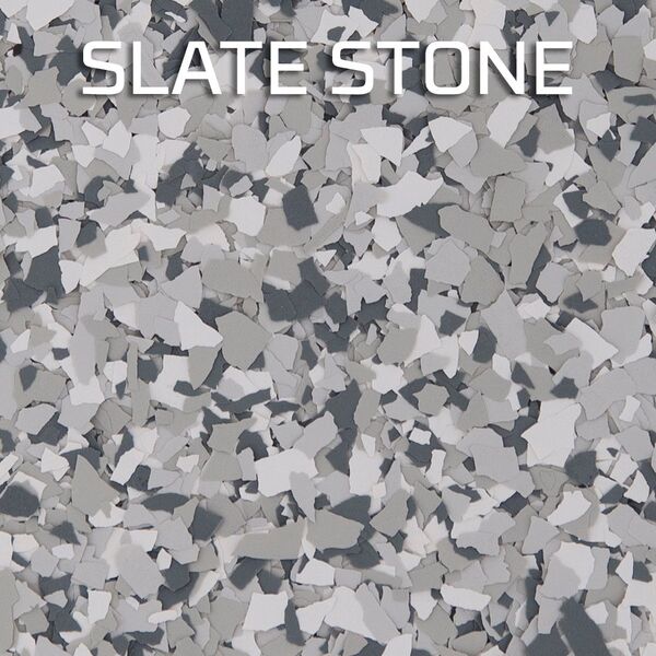 Slate Stone concrete coating flake blend