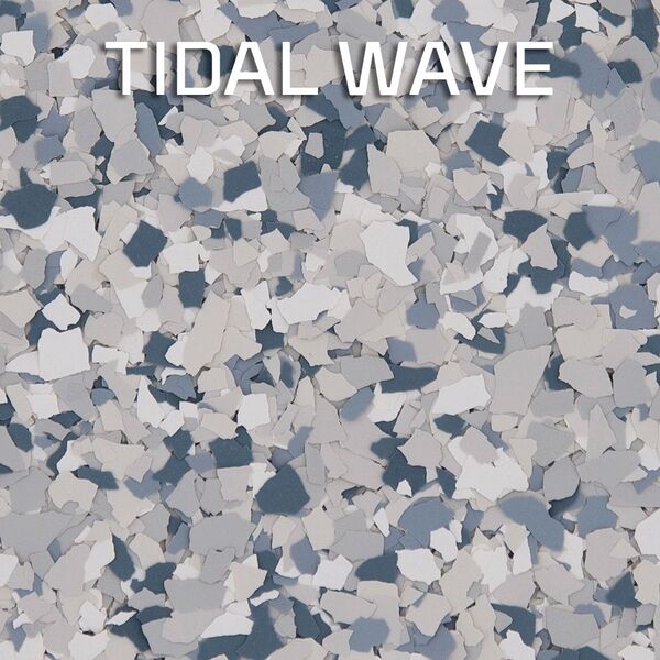 Tidal Wave concrete coating flake blend